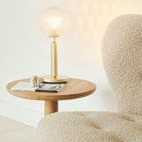 Brass/Optic Clear Miira Table Lamp by Nuura