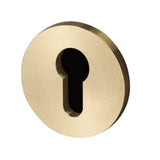 Brass Euro Cylinder Key Escutcheon by Buster and Punch