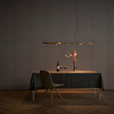 Brass Tram Linear Pendant by Seed Design