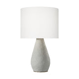 Breccia Table Lamp — 15 1/2", White Linen, Cream Wash