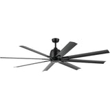 Breda 75” Outdoor Ceiling Fan Satin Black By Kichler