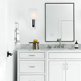 Brent Wall Sconce Polished Nickel Black Forged By Crystorama - Lifestyle View1