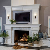 Brent Wall Sconce Vibrant Gold Black Forged By Crystorama - Lifestyle View