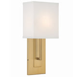 Brent Wall Sconce Vibrant Gold By Crystorama - With Light