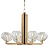 Breton Chandelier By Hudson Valley Medium Aged Brass