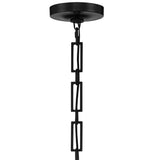 Brian Patrick Flynn For Crystorama Alston 3 Light Chandelier Matte Black Antique Gold By Crystorama - Canopy View