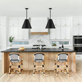 Brian Patrick Flynn For Crystorama Alston 3 Light Chandelier Matte Black Antique Gold By Crystorama - Lifestyle View1