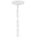 Brian Patrick Flynn For Crystorama Alston 3 Light Chandelier Matte White Antique Gold By Crystorama Canopy View