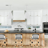 Brian Patrick Flynn For Crystorama Alston 3 Light Chandelier Matte White Antique Gold By Crystorama - Lifestyle View