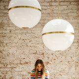Brian Patrick Flynn For Crystorama Truax 1 Light Pendant Extra Large By Crystorama - Lifestyle View4