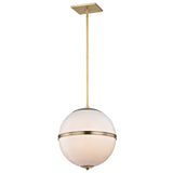 Brian Patrick Flynn For Crystorama Truax 1 Light Pendant Large By Crystorama - Side View
