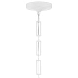 Brian Patrick Flynn for Crystorama Alston 2 Light Mini Pendant Matte White Antique Gold By Crystorama - Canopy View