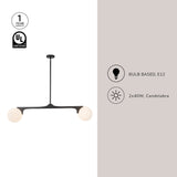Black Briar Linear Pendant by Kuzco Lighting Light Source