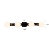 Briar Vanity Light by Kuzco Lighting Dimensions