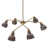 Bridgetown Contemporary Chandelier - Antique Brass