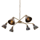 Bridgetown Contemporary Chandelier - Antique Brass