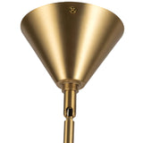 Bridgette Chandelier Brushed Gold White Line By Alora - Detailed View2