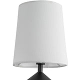 Bridgette Chandelier Matte Black White Line By Alora - Detailed View1