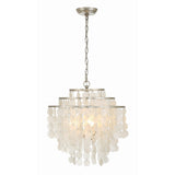 Brielle Tiered Chandelier 18'' Antique Silver
