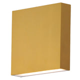 Brik Outdoor Wall Sconce Medium Natural Aged Brass By ET2