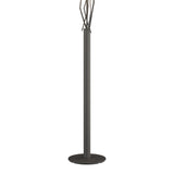 Brindille Floor Lamp in Natural Iron, Flax Shade by Hubbardton Forge