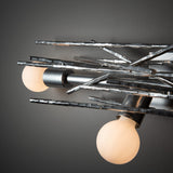 Brindille Wall/Ceiling Light detail in Sterling, by Hubbardton Forge
