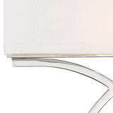 Brinkley Wall Sconce Polished Nickel By Crystorama - Detailed View1