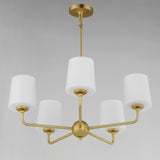 Bristol Chandelier Satin Brass by Maxim Lighting