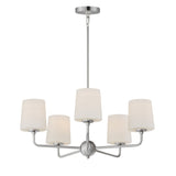 Bristol Chandelier Satin Nickel by Maxim Lighting