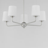 Bristol Chandelier Satin Nickel by Maxim Lighting