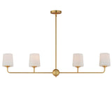 Bristol Linear Suspension Satin Brass by Maxim Lighting