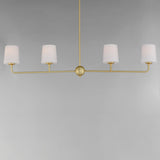 Bristol Linear Suspension Satin Brass by Maxim Lighting