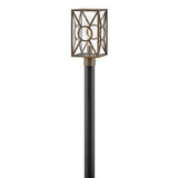 Brixton Medium Post Mount Lantern - Burnished Bronze - by Hinkley