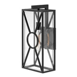 Brixton Medium Wall Mount Lantern - Black - by Hinkley