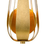 Broche 1 Light Sconce Antique Gold By Crystorama Detailed View