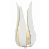 Broche 1 Light Sconce Matte White By Crystorama