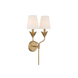 Broche 2-Light Sconce 12'' Antique Gold