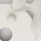 Broche 3 Light Flush Mount Matte White By Crystorama Detailed View