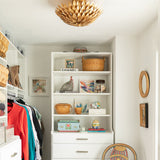 Broche 4 Semi Flush Mount Antique Gold By Crystorama Lifestyle View1