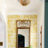 Broche 4 Semi Flush Mount Antique Gold By Crystorama Lifestyle View4