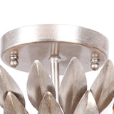 Broche 4 Semi Flush Mount Antique Silver By Crystorama Lifestyle View1