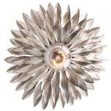 Broche 500 Wall Sconce Antique Silver By Crystorama Side View