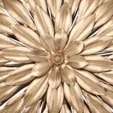 Broche 6 Bowl Ceiling Light Antique Gold Crystorama Lighting Detailed View