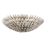 Broche 6 Bowl Ceiling Light Antique Silver Crystorama Lighting