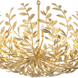 Broche Chandelier Medium Antique Gold By Crystorama - Detailed View