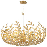 Broche Chandelier Medium Antique Gold By Crystorama