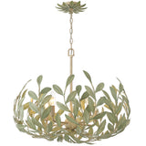 Broche Chandelier Small Champagne Green Tea By Crystorama