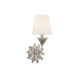 Broche Floral Sconce 6.5'' Antique Silver