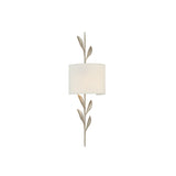 Broche Leaf Sconce 8.5'' Antique Silver