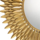 Broche Mirror Large Antique Gold By Crystorama - Detailed View